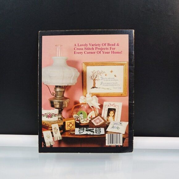 Beaded Treasures Cross Stitch Patterns Vintage 1984 Craft Library - Picture 2 of 12